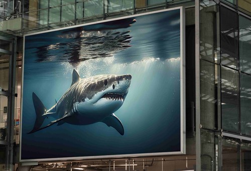 Jaws poster shark great - shark,