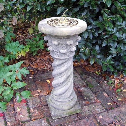 Roman brass stone garden - stone,