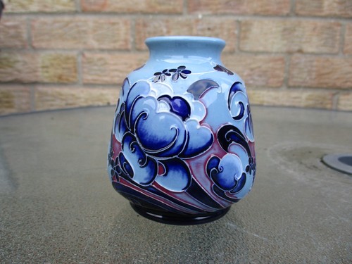 Moorcroft blue floral - moorcroft, /