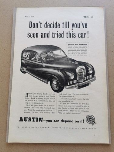 Vintage austin a70 - austin, hereford