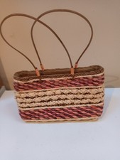 Vintage Raffia handbag with