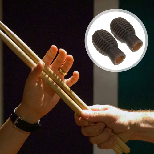 Coffee silicone drumstick caps - coffee,