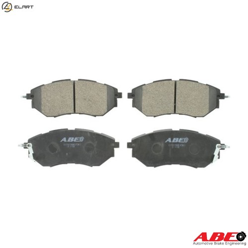 Brake pad set disc - disc,