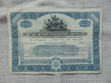 old share certificates