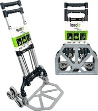 LoadIt 70KG Stair Climber Aluminium Sack Truck, Folding Sack Truck Sack Barrow