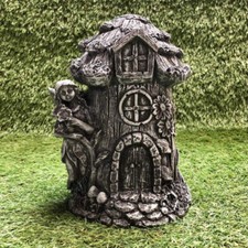 Concrete fairy house garden - concrete,