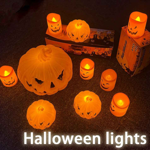 Halloween pumpkin lantern led - lantern,
