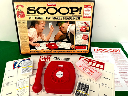 Waddingtons scoop vintage 80s - vintage,