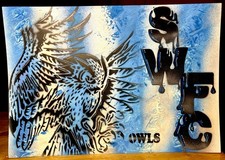 Sheffield Wednesday Spray Art