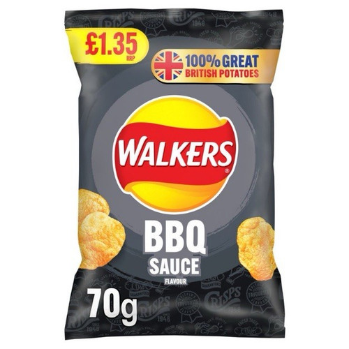 Walkers crisps bbq sauce - crisps,