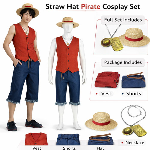 Monkey luffy cosplay - luffy, costume