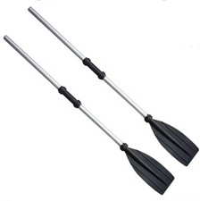 Pair Aluminium Alloy Boat Oars 126 cm – Detachable, New (Pack Tear)