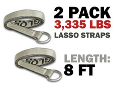 (2) 8' Lasso Strap Wheel Tire