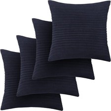 Pack of 4 Stripe Velvet