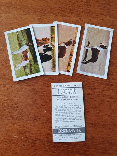 Hornimans tea cards dogs - hornimans,