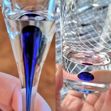 12x Orrefors Intermezzo Blue