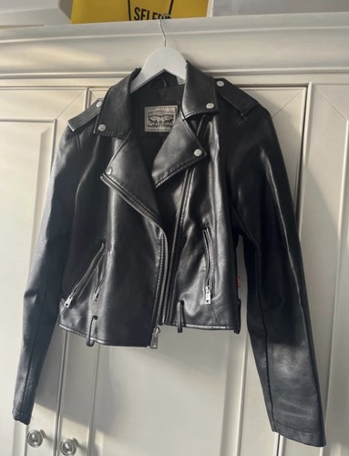 Levi leather biker - pu,