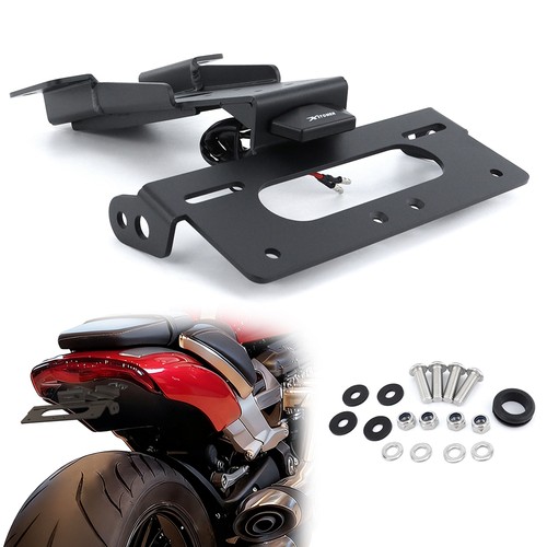 Rear tail tidy license plate - rear,