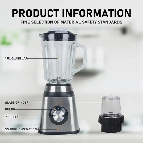 2in1 juicer blender glass cup - 2in1,
