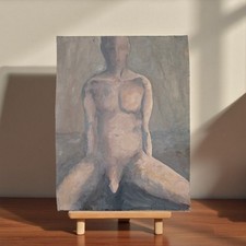 Naked Male Life Painting -
