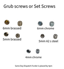 Grub screws for door handle