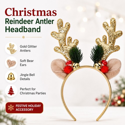 Christmas reindeer antler - christmas,