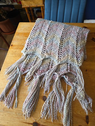 Hand knit pastel multicoloured - knit,