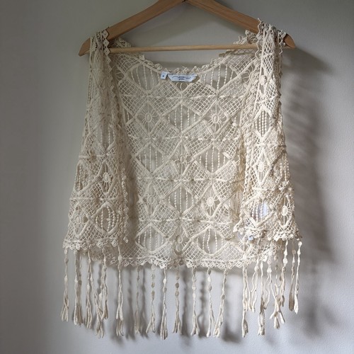 Look cream crochet - look, boho