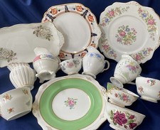 Mismatch Cake Plates  Milk