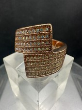 Rose Gold ring band aurora