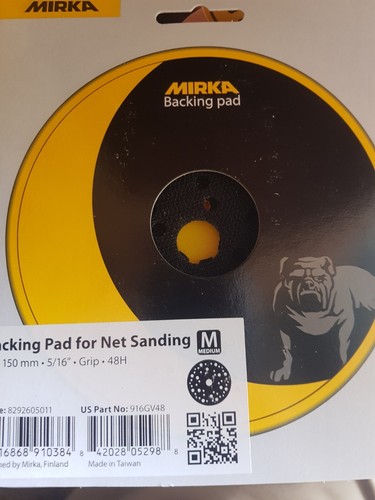 Mirka backing pad 150mm - 6",