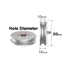 U-Groove Aluminum Pulley Wheel