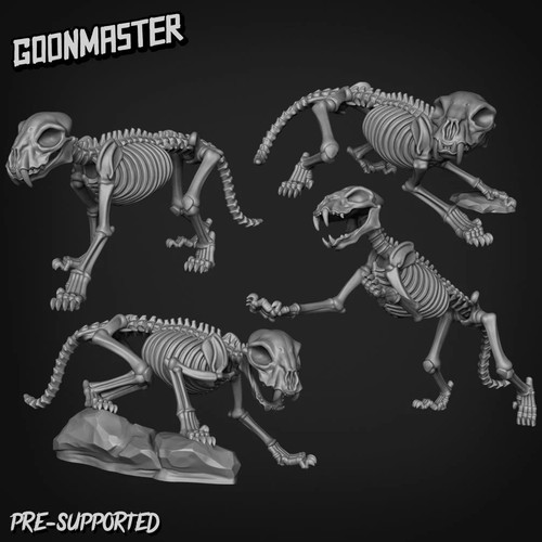 Skeleton dog miniature - skeleton,