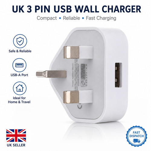 Pin dual usb plug adapter - pin,