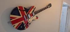 Mint condition  Oasis Epiphone Supernova Union Jack Noel Gallagher Signature 