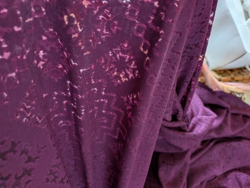 Dressmaking fabric burnout - dressmaking,