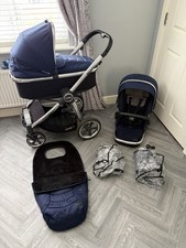 Oyster 3 Navy Pushchair