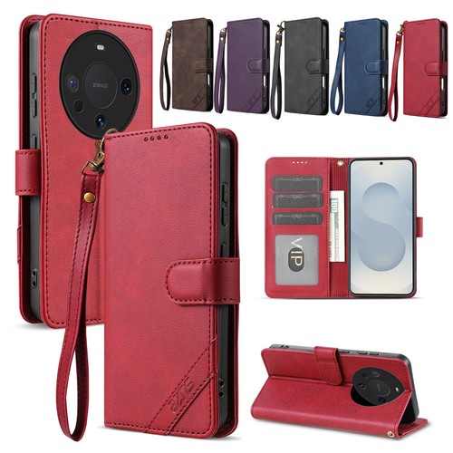 Leather flip wallet case cover - leather,