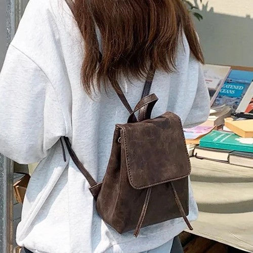 Mini leather backpack womens - leather,