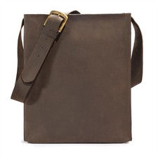 Dark Brown Leather Tote