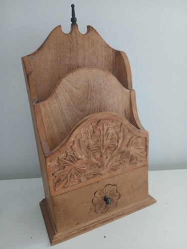 Vintage wooden letter - wooden, &