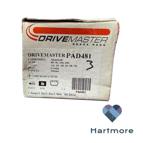 Drivemaster pad481 brake pad - drivemaster,
