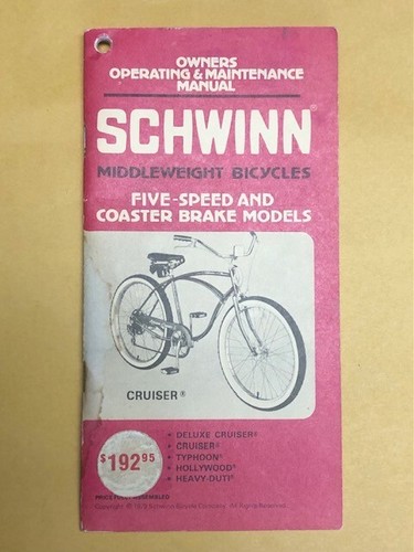 1979 schwinn booklet - 1979,