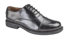 Mens gents black leather - mens,