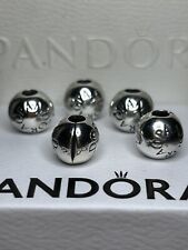 Authentic Pandora ? logo clip/stopper charm ? S925 ALE ? 791015