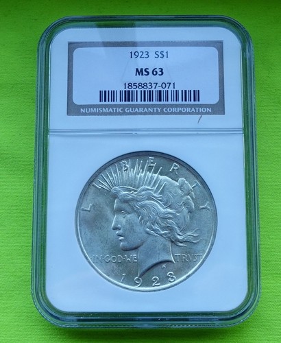 1923 silver usa american peace - 1923,