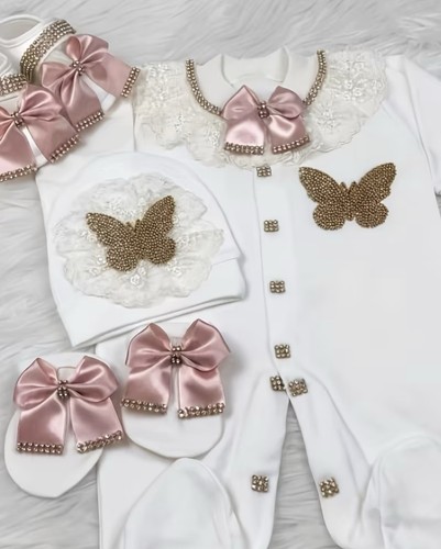 Dollbene girls 5pc layette - girls,
