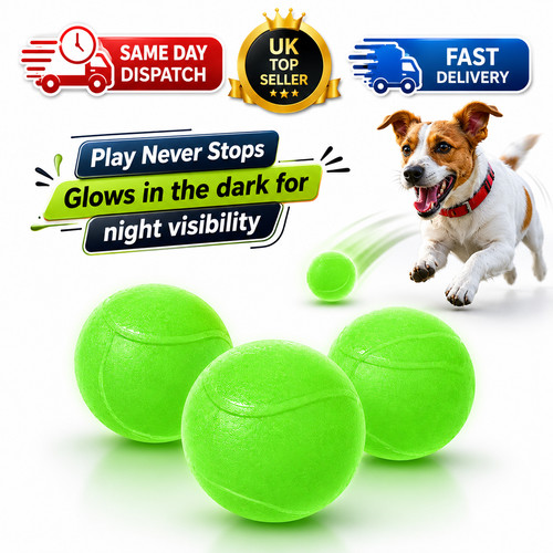 Pack dog play ball glow - of,