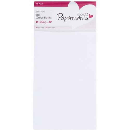 Papermania tall card blanks - dl,