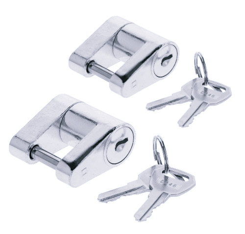 Trailer hitch coupler lock - trailer,